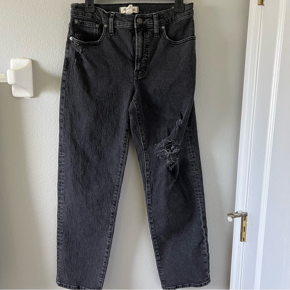 Madewell the Mid Rise Perfect Straight Vintage Jean Sz 28 - Picture 1 of 8